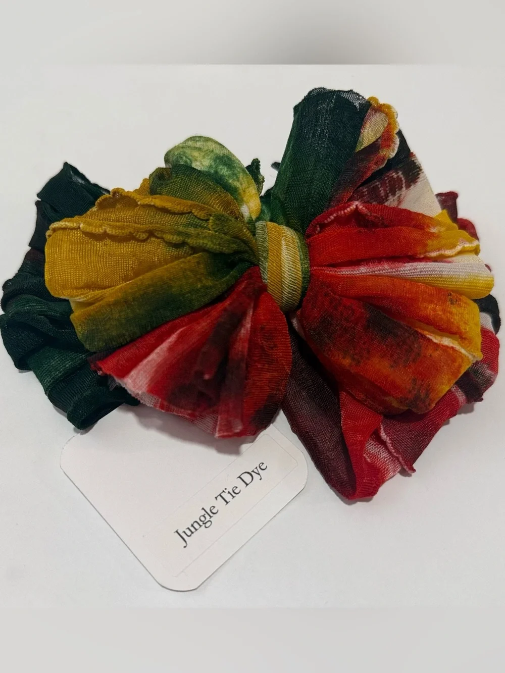 IN AWE Jungle Tie Dye Floral Fabric Headband